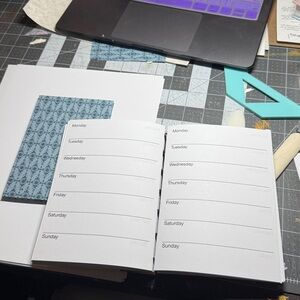 Weekly Planner Journal 7”x5” Custom cover!